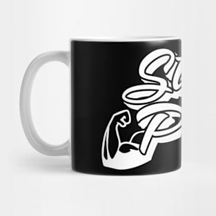 Black white logo Mug